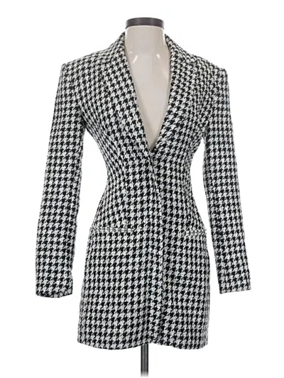 Pre-owned Zara Blazer Jacket In Gray