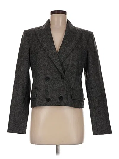 Pre-owned Zara Blazer Jacket In Gray