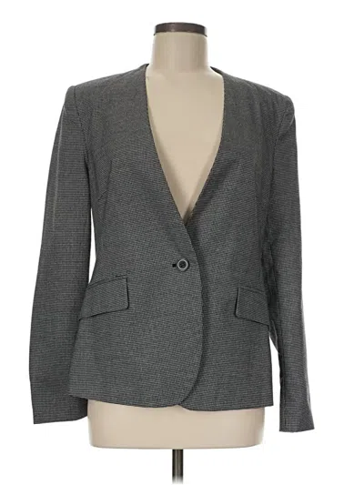 Pre-owned Zara Blazer Jacket In Gray