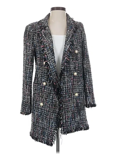 Pre-owned Zara Blazer Jacket In Gray