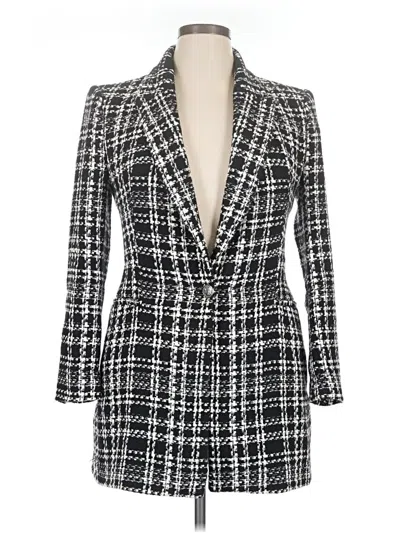 Pre-owned Zara Blazer Jacket In Gray