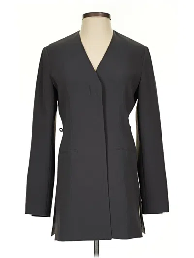 Pre-owned Zara Blazer Jacket In Gray