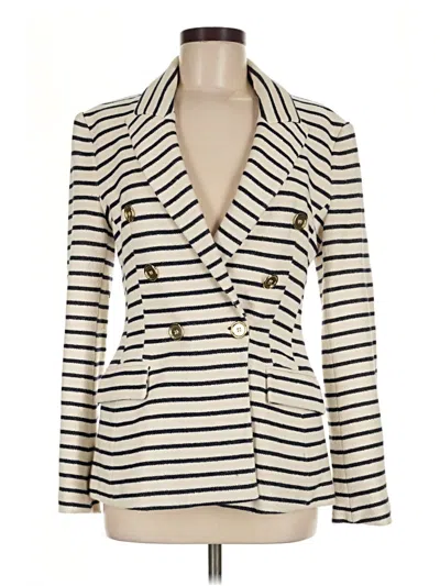 Pre-owned Zara Blazer Jacket In Ivory