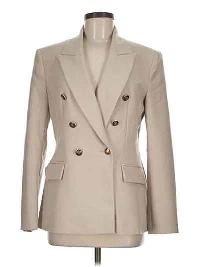 Pre-owned Zara Blazer Jacket In Ivory