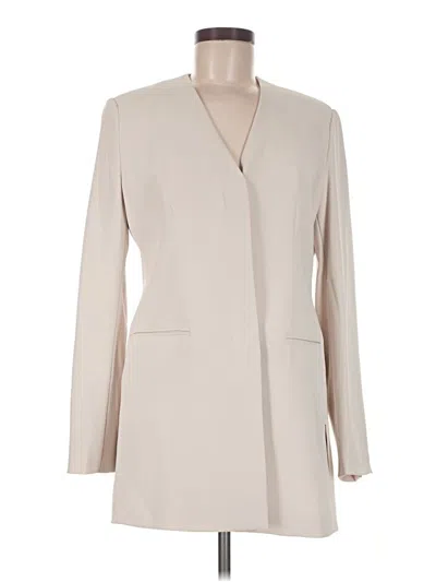 Pre-owned Zara Blazer Jacket In Ivory