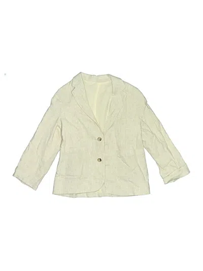 Pre-owned Zara Kids' Blazer Jacket In Ivory