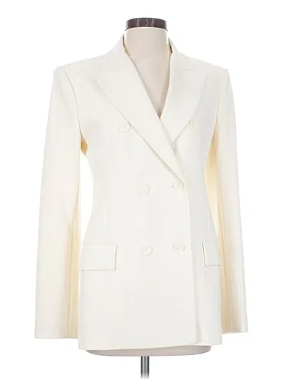Pre-owned Zara Blazer Jacket In Ivory