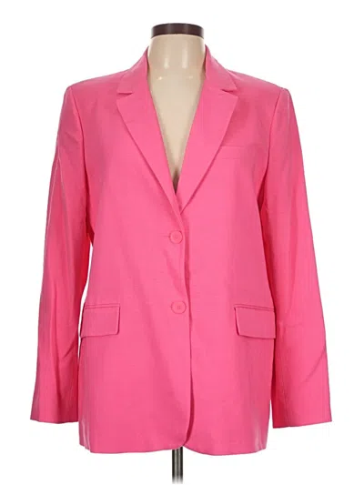 Pre-owned Zara Blazer Jacket In Pink