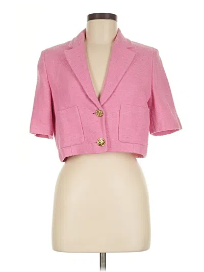 Pre-owned Zara Blazer Jacket In Pink