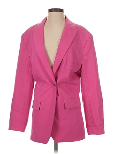 Pre-owned Zara Blazer Jacket In Pink