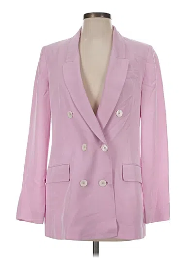 Pre-owned Zara Blazer Jacket In Pink
