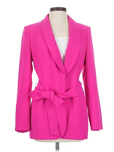 Zara Blazer Jacket In Pink