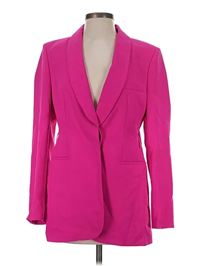 Pre-owned Zara Blazer Jacket In Pink