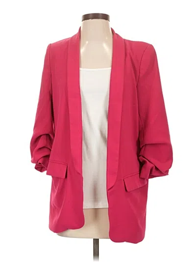 Pre-owned Zara Blazer Jacket In Pink