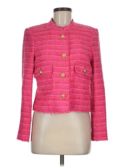 Pre-owned Zara Blazer Jacket In Pink