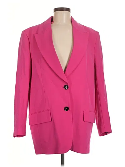Pre-owned Zara Blazer Jacket In Pink