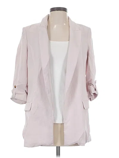 Pre-owned Zara Blazer Jacket In Pink