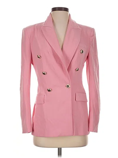 Pre-owned Zara Blazer Jacket In Pink