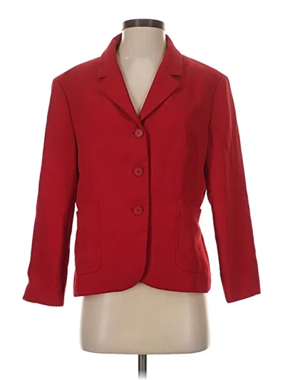 Pre-owned Zara Blazer Jacket In Red