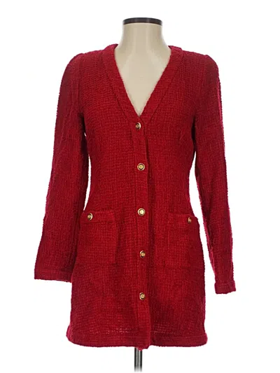 Pre-owned Zara Blazer Jacket In Red