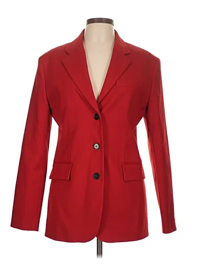 Pre-owned Zara Blazer Jacket In Red