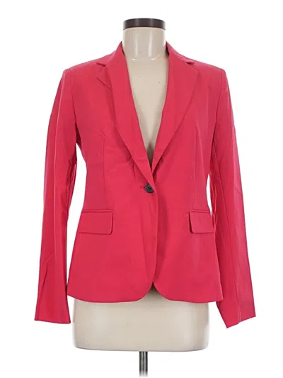 Pre-owned Zara Blazer Jacket In Red
