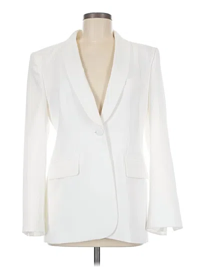 Pre-owned Zara Blazer Jacket In White