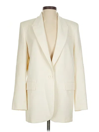 Pre-owned Zara Blazer Jacket In White