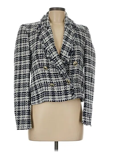 Pre-owned Zara Blazer Jacket In White