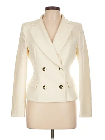 Pre-owned Zara Blazer Jacket In White