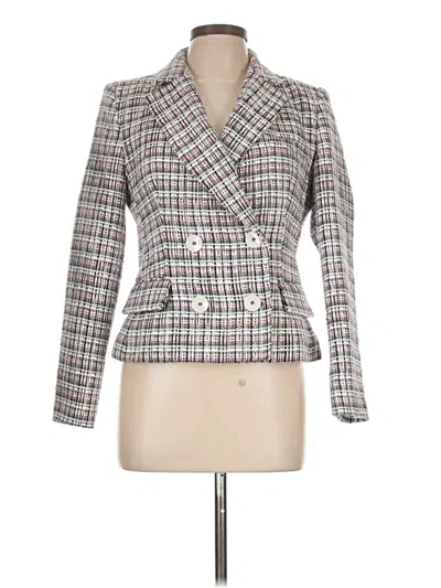 Pre-owned Zara Blazer Jacket In White