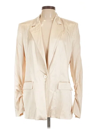 Pre-owned Zara Blazer Jacket In White