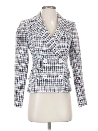 Pre-owned Zara Blazer Jacket In White