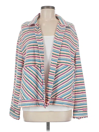 Pre-owned Zara Blazer Jacket In White