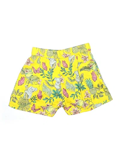 Pre-owned Zara Board Shorts In Yellow
