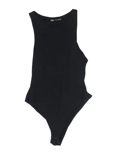 Pre-owned Zara Bodysuit In Black