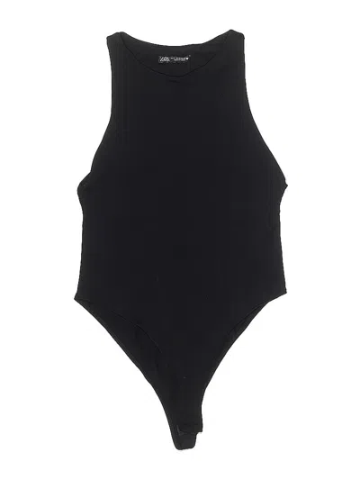 Pre-owned Zara Bodysuit In Black