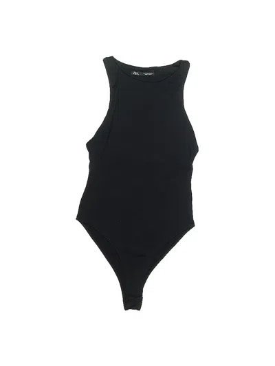 Pre-owned Zara Bodysuit In Black