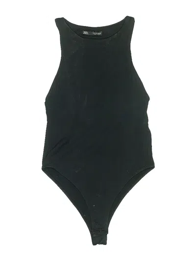 Pre-owned Zara Bodysuit In Black