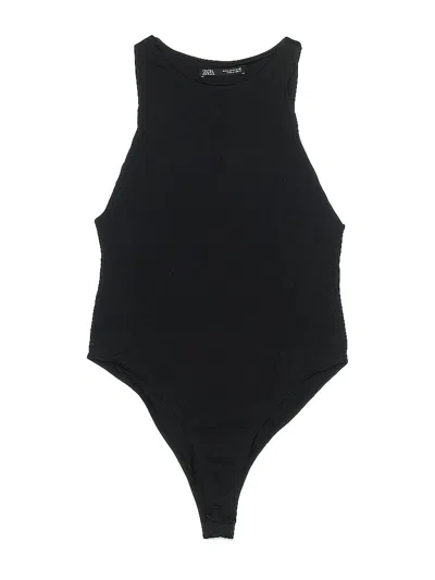 Pre-owned Zara Bodysuit In Black