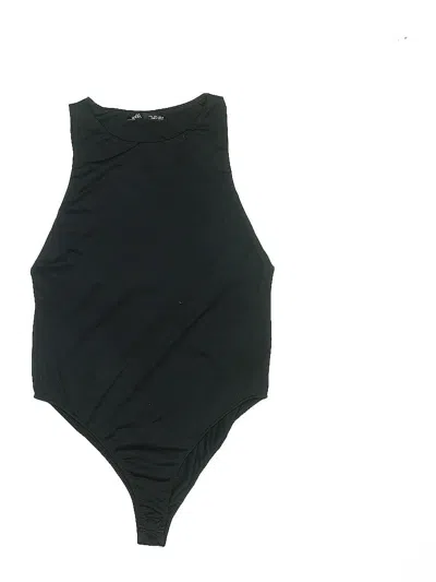 Pre-owned Zara Bodysuit In Black