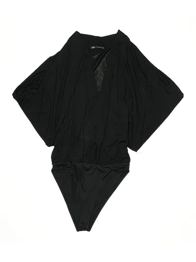 Pre-owned Zara Bodysuit In Black