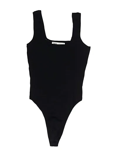 Pre-owned Zara Bodysuit In Black