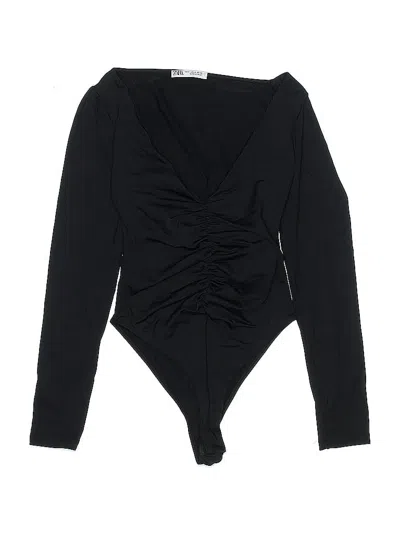 Pre-owned Zara Bodysuit In Black