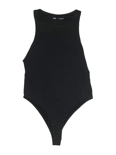 Pre-owned Zara Bodysuit In Black