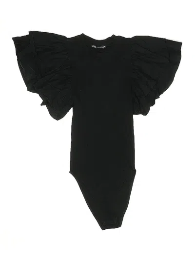 Pre-owned Zara Bodysuit In Black