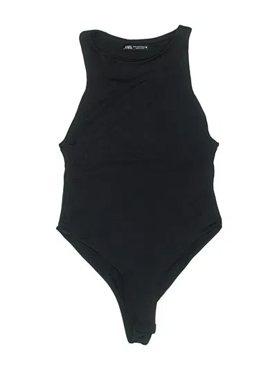 Pre-owned Zara Bodysuit In Black