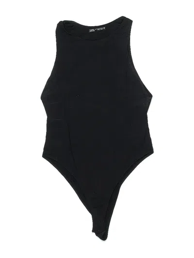 Pre-owned Zara Bodysuit In Black