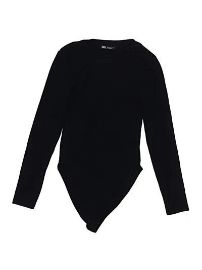 Pre-owned Zara Bodysuit In Black