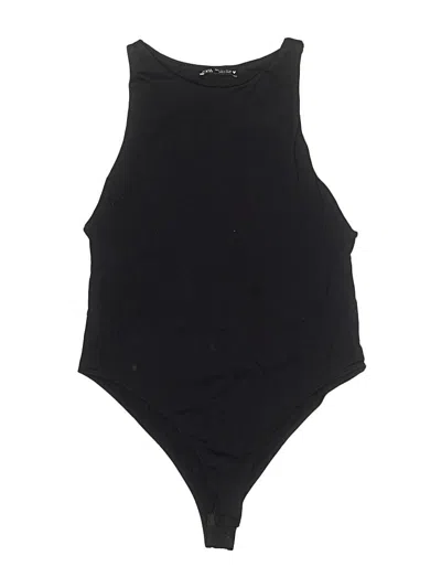Pre-owned Zara Bodysuit In Black